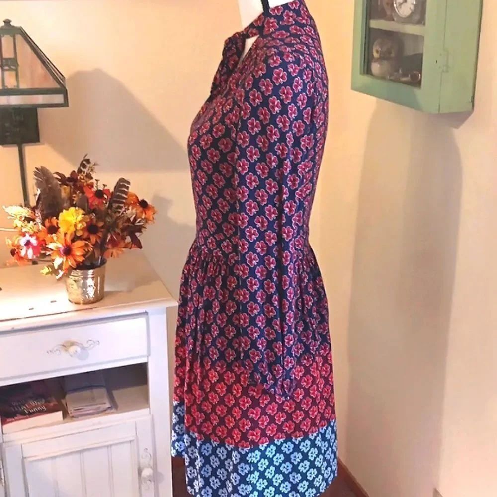 GAP Boho Colorblock Clover Dress - Picture 6 of 13